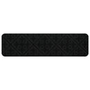 Trinmåtter 15 stk. 76 x 20 cm Sort Polyester Rektangulær
