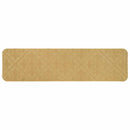 Trinmåtter 15 stk. 76 x 20 cm Beige Polyester Rektangulær
