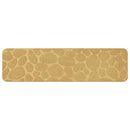 Trinmåtter 15 stk. 76 x 20 cm Beige Polyester Rektangulær