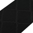 Trinmåtter 15 stk. 76 x 20 cm Sort Polyester Rektangulær