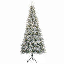 Kunstigt Hinged Juletræ 180 cm 300 LED'er Varm hvid
