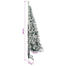 Kunstigt juletræ med julekugle 240 cm 300 LED'er Varm hvid