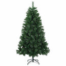 Kunstigt juletræ med julekugle 120 cm 150 LED'er Varm hvid