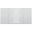 Gabion med 3,5 mm Tråd og 5x2,5 cm Maske 200x10x100 cm