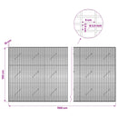 Gabion med 3,5 mm Tråd og 5x2,5 cm Maske 1100x10x150 cm
