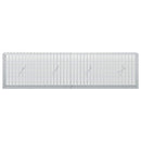 Gabion med 3,5 mm tråd og 5x2,5 cm net 200x20x50 cm