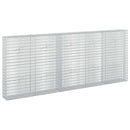 Gabion med 3,5 mm tråd og 5x2,5 cm net 250x20x100 cm
