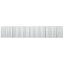 Gabion med 3,5 mm tråd og 5x2,5 cm net 550x20x100 cm