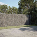 Gabion med 3,5 mm tråd og 5x2,5 cm net 350x20x150 cm