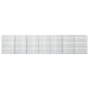 Gabion med 3,5 mm tråd og 5x2,5 cm net 700x20x150 cm