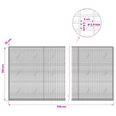 Gabion med 3,5 mm tråd og 5x2,5 cm net 700x20x150 cm