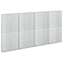 Gabion med 3,5 mm tråd og 5x2,5 cm net 400x20x200 cm