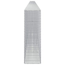 Gabion med 3,5 mm tråd og 5x2,5 cm net 1200x30x100 cm