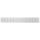 Gabion med 3,5 mm tråd og 5x2,5 cm net 1200x30x150 cm