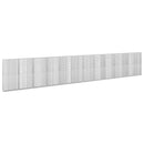 Gabion med 3,5 mm tråd og 5x2,5 cm net 1200x30x200 cm