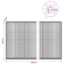 Gabion med 3,5 mm tråd og 5x2,5 cm net 1200x30x200 cm