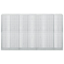Gabion med 3,5 mm tråd og 5x2,5 cm net 350x50x200 cm