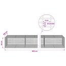 Gabion med 3,5 mm Tråd og 5x2,5 cm Maske 800x100x50 cm
