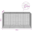Gabion med 3,5 mm Tråd og 5x2,5 cm Maske 200x100x100 cm