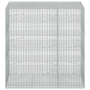 Gabion med 3,5 mm tråd og 5x2,5 cm net 150x100x150 cm