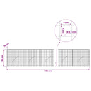 Gabion med 3,5 mm Tråd og 5x5 cm Maske 1150x10x50 cm