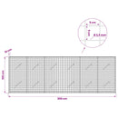 Gabion med 3,5 mm Tråd og 5x5 cm Maske 300x10x100 cm