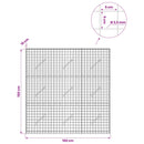Gabion med 3,5 mm Tråd og 5x5 cm Maske 150x10x150 cm
