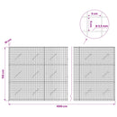 Gabion med 3,5 mm Tråd og 5x5 cm Maske 1000x10x150 cm