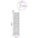 Gabion med 3,5 mm Tråd og 5x5 cm Maske 50x10x200 cm