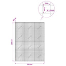 Gabion med 3,5 mm Tråd og 5x5 cm Maske 150x10x200 cm