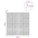 Gabion med 3,5 mm Tråd og 5x5 cm Maske 200x10x200 cm