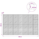Gabion med 3,5 mm Tråd og 5x5 cm Maske 350x10x200 cm