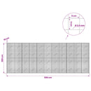 Gabion med 3,5 mm Tråd og 5x5 cm Maske 550x10x200 cm