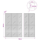 Gabion med 3,5 mm Tråd og 5x5 cm Maske 750x10x200 cm
