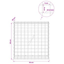 Gabion med 3,5 mm Tråd og 5x5 cm Maske 50x20x50 cm