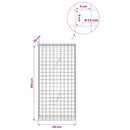 Gabion med 3,5 mm Tråd og 5x5 cm Maske 50x20x100 cm