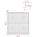 Gabion med 3,5 mm Tråd og 5x5 cm Maske 100x20x100 cm