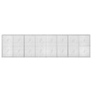 Gabion med 3,5 mm Tråd og 5x5 cm Maske 400x20x100 cm