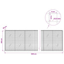 Gabion med 3,5 mm Tråd og 5x5 cm Maske 500x20x100 cm