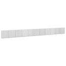 Gabion med 3,5 mm Tråd og 5x5 cm Maske 1100x20x100 cm