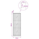 Gabion med 3,5 mm Tråd og 5x5 cm Maske 50x20x150 cm