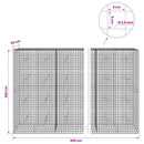 Gabion med 3,5 mm Tråd og 5x5 cm Maske 900x20x200 cm