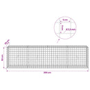 Gabion med 3,5 mm Tråd og 5x5 cm Maske 200x30x50 cm