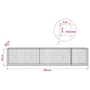 Gabion med 3,5 mm Tråd og 5x5 cm Maske 250x30x50 cm