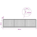 Gabion med 3,5 mm Tråd og 5x5 cm Maske 300x30x50 cm