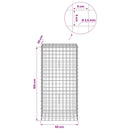 Gabion med 3,5 mm Tråd og 5x5 cm Maske 50x30x100 cm