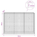 Gabion med 3,5 mm Tråd og 5x5 cm Maske 150x30x100 cm