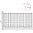 Gabion med 3,5 mm Tråd og 5x5 cm Maske 200x30x100 cm