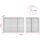 Gabion med 3,5 mm Tråd og 5x5 cm Maske 350x30x100 cm
