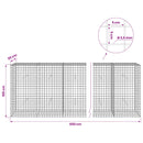 Gabion med 3,5 mm Tråd og 5x5 cm Maske 650x30x100 cm